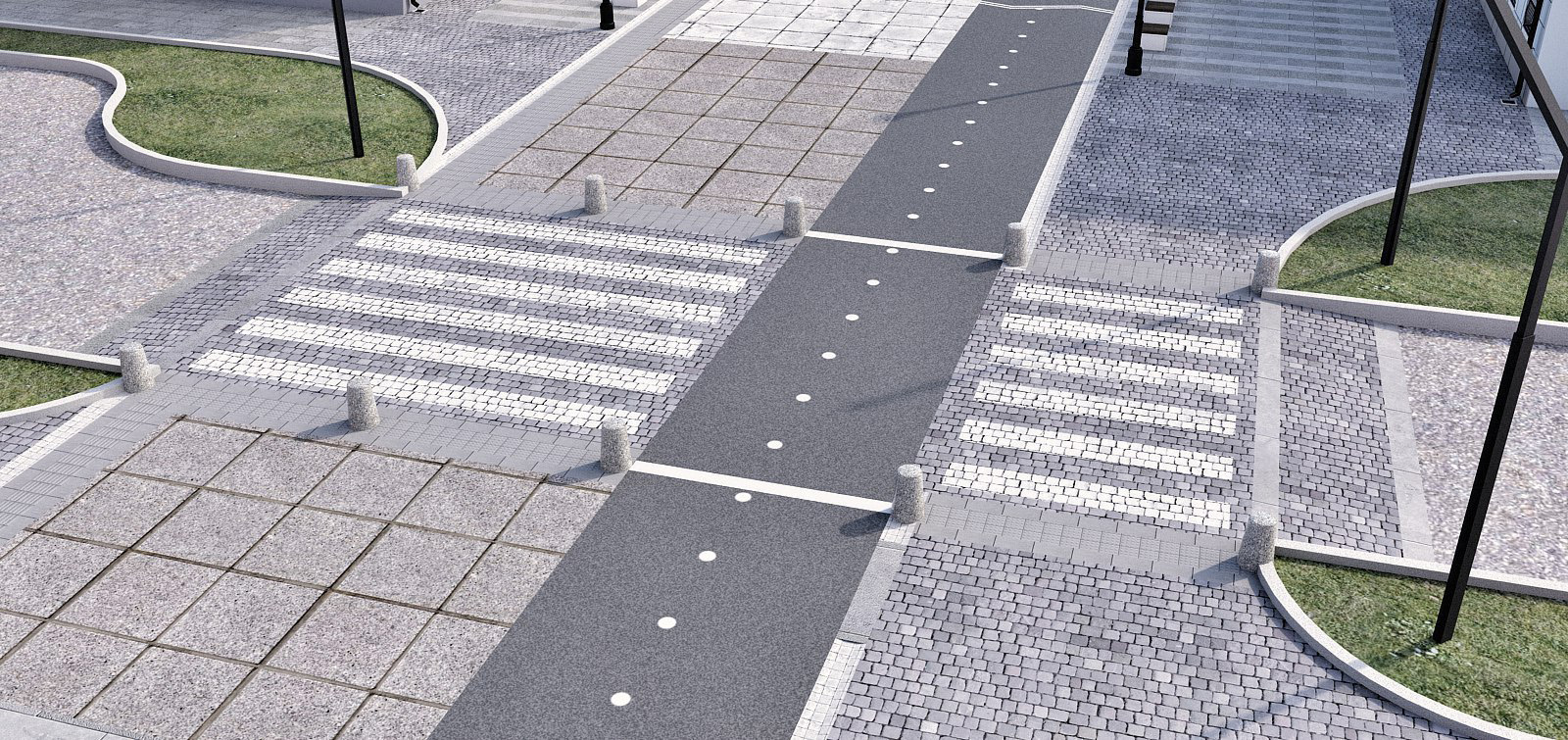 Устройство покрытия дорог пешеходных зон и площадок
